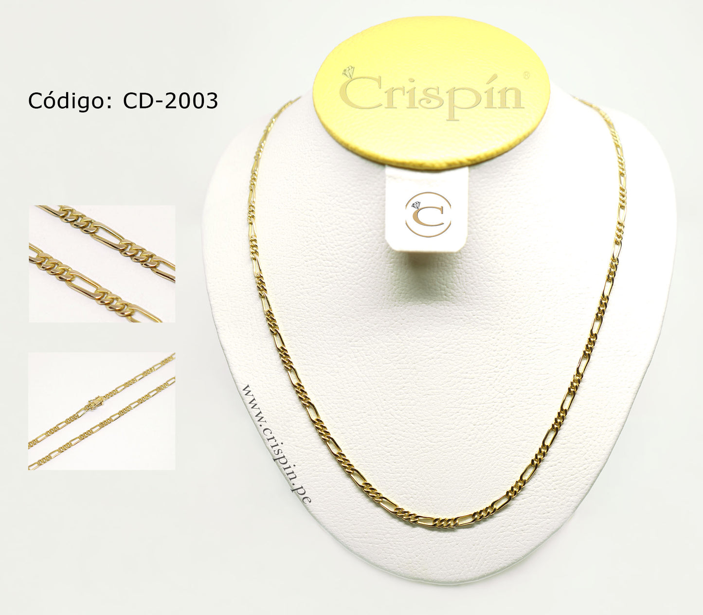 Cadena de oro 18K. Código: CD-2003