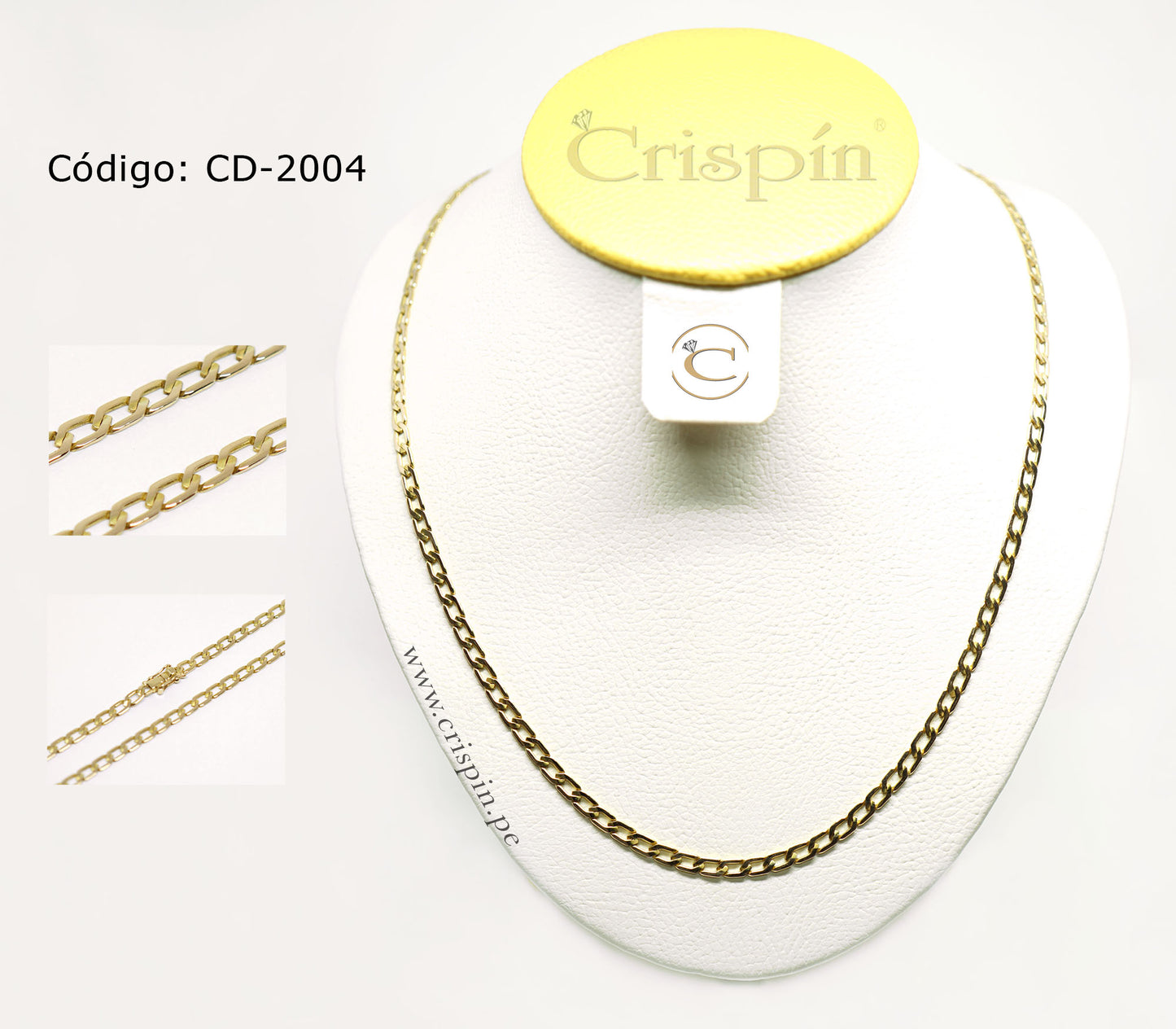 Cadena de oro 18K. Código: CD-2004