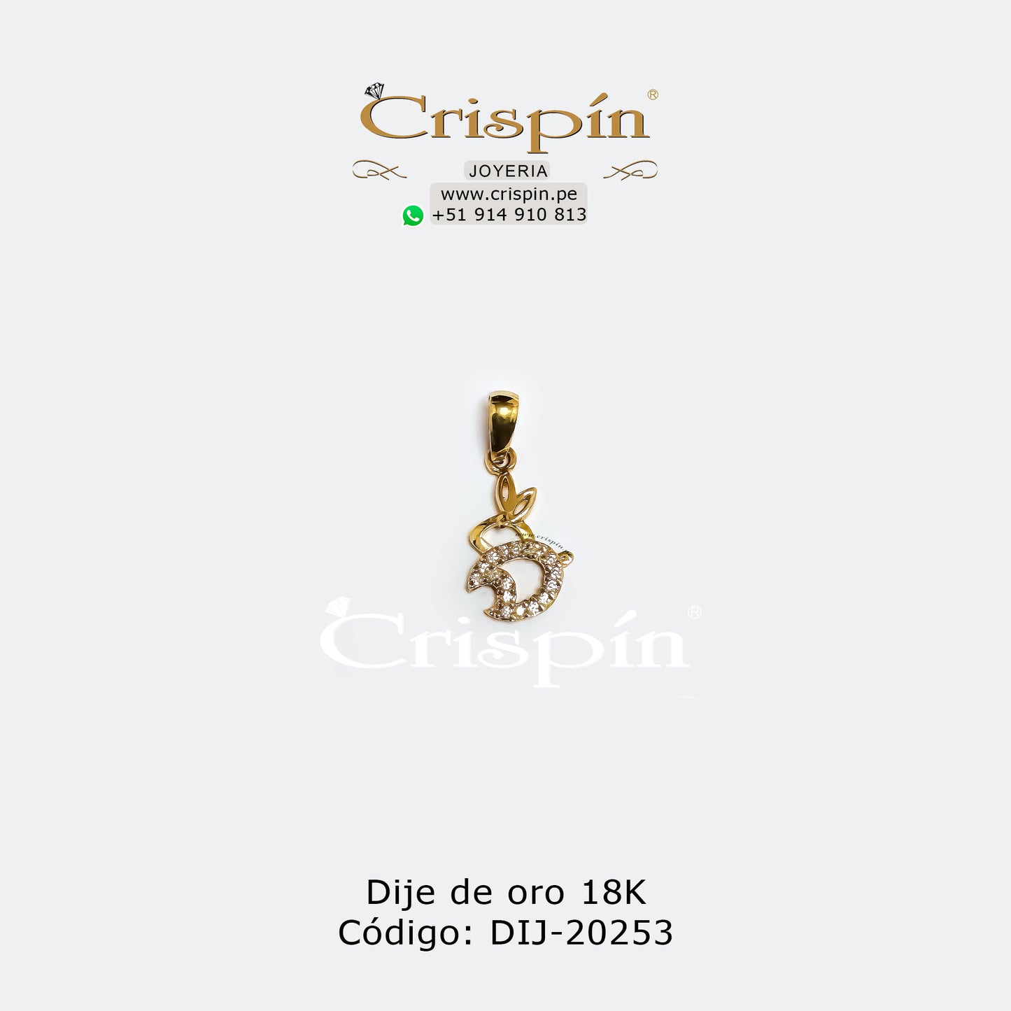 Dije de oro 18K conejo Código: DIJ-20253