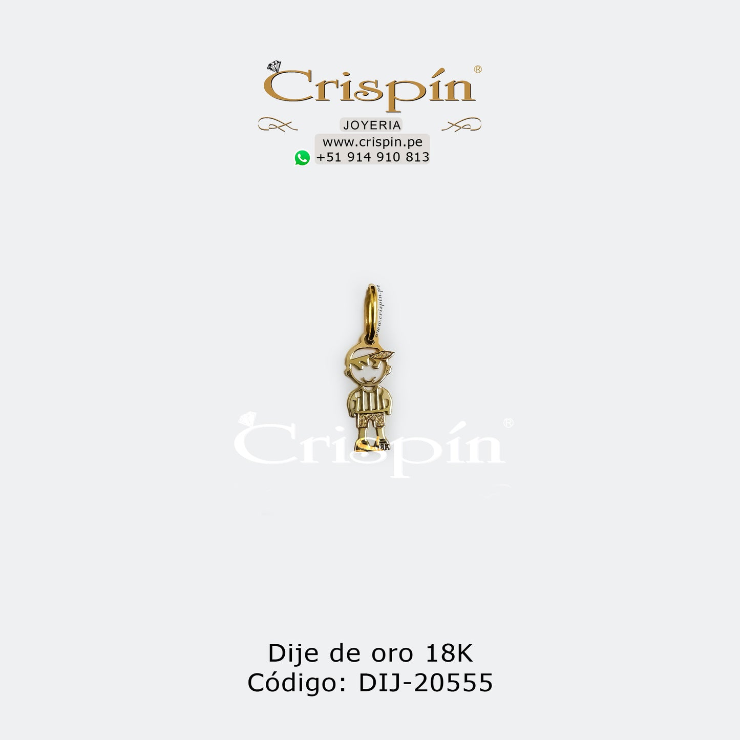 Dije de oro 18K niño Código: DIJ-20555