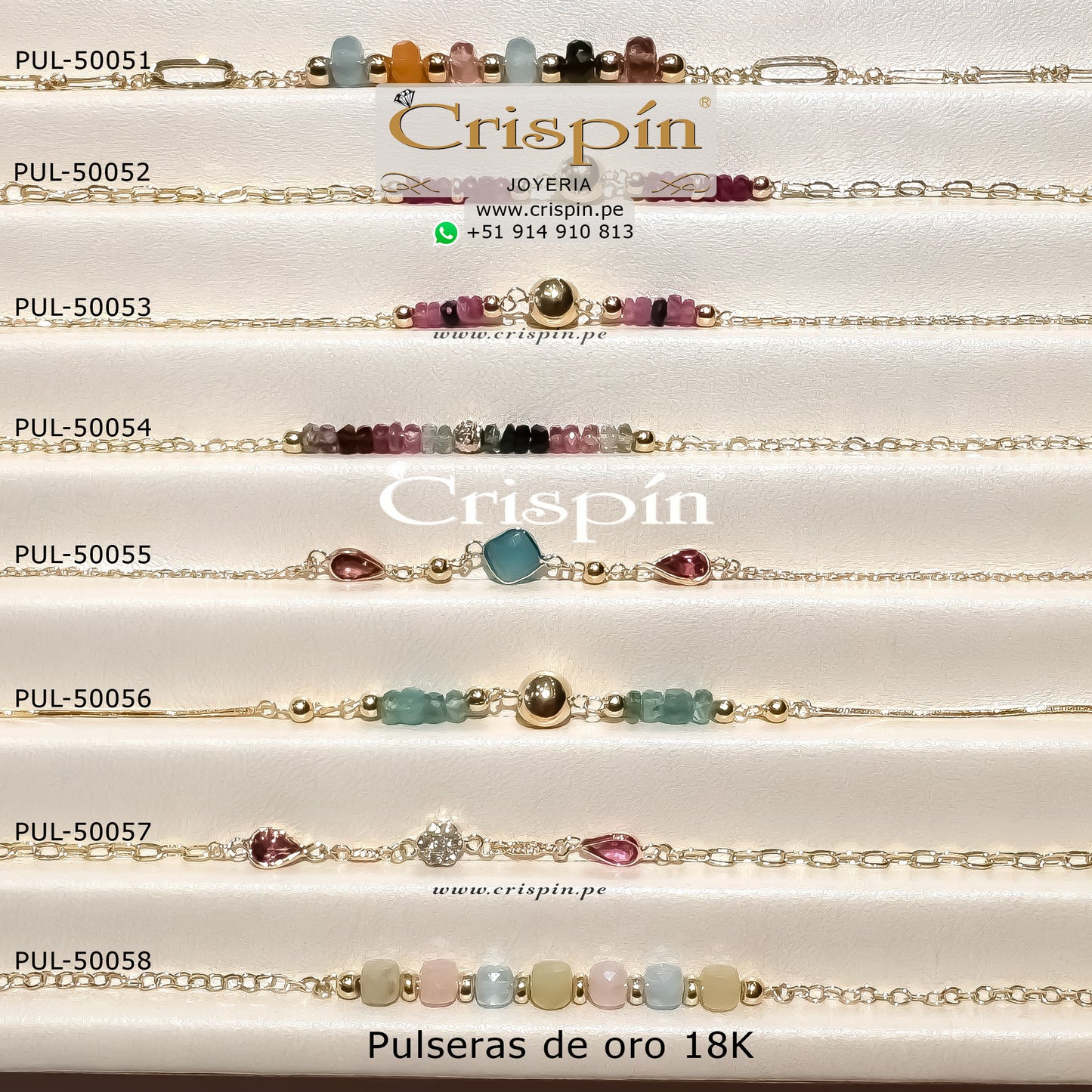 Pulsera de oro 18K Código: PUL-50053