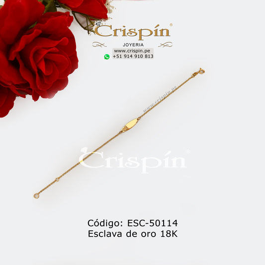Esclava de oro 18K. Código: ESC-50114